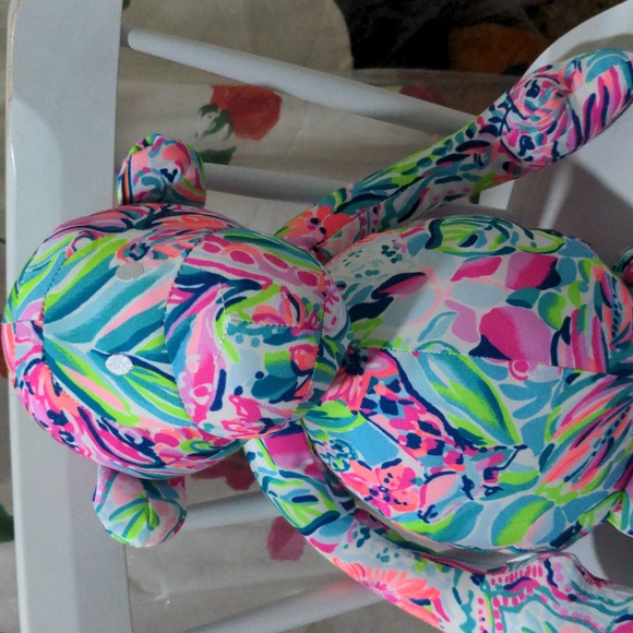 lily Pulitzer monkey stuffed animal - Picture 2 of 3